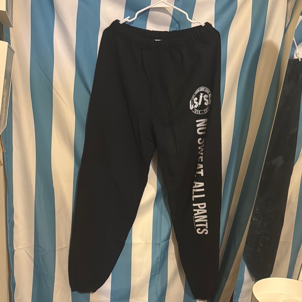 Jerzees Nubblend Black Sweatpants